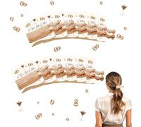 24 elastici per capelli di compleanno con espresso Martini, un Tini Bit decorazioni di compleanno eleganti marroni espresso, bomboniere per donne, cocktail bar, regali per feste