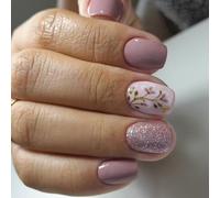 24 Fiori Falsi Chiodi Semplici Copertine Complete Scintillanti Artificiali Bastoni Quadrati Corti