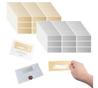 24 Fogli 216 Pezzi Adesivi Gratta e Vinci 25 x 65 mm Rettangolari Adesivi da Grattare Oro e Argento Ideali per Giochi, Feste, Regali, Cartoline e Promozioni, per Matrimonio, Valentino, Compleanno