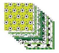24 fogli di carta decorativa per scrapbooking, 30 x 30 cm, carta a tema calcio, per scrapbooking, diario, quaderno, album, insegnante, forniture per aule
