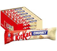 (24) Full Box KitKat Chunky White Chocolate Bar Croccante Wafer cov Cioccolat...
