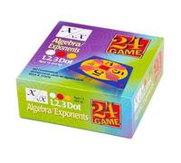24 Game 96-card deck: Algebra/Exponents (48 Algebra, 48 Exponent cards) by Suntex International