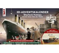 24 GIORNI ESCAPE 3D-Avventura - Sherlock Holmes und die letzte Fahrt der Titanic: Mit XXL-Rätseltitanic sowie 24 spannenden Rätseln, mysteriösen Gegenständen und digitalen Extras