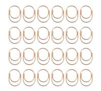 24 graffette colorate in acciaio inox fermacarte segnalibro clip per tenere foto buste file documenti cartolina clip decorative