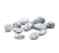 24 Grande Pietre Burattate - Howlite Bianco Talismano Ancient Wisdom Nuovo