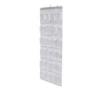 24 Griglia sopra la porta Hanging Organizer Portaoggetti Rack Armadio Scarpe