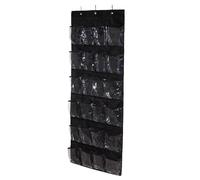 24 Griglia sopra la porta Hanging Organizer Portaoggetti Rack Armadio Scarpe