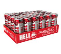 (24) HELL ENERGY DRINK STRONG RED GRAVE 24X250ML - 24X8,45fl oz SPEDIZIONE GR...