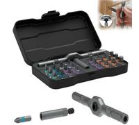 24 in 1 Magnetic Screwdriver Set, DIY Screwdriver 24 in 1,Multi-Purpose Removable Self-assembly Precision Screwdriver Kit with Detachable T Ratchet Handle Repair Tool Kit (1 set)