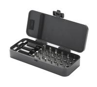 24 in 1 set di cacciavite a cricchetto set legale in acciaio azionario magnetico a più bit set con manico a T custodia per la riparazione elettronica di mobili