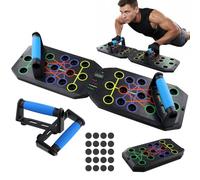24 in 1 Tavola per Flessioni, Portatile Multi-Funzione Staccabile Pieghevole Push Up Board Automatico Contatore Multifunzionale Attrezzature Fitness Trainer per Allenamento Fitness Petto Esercizi