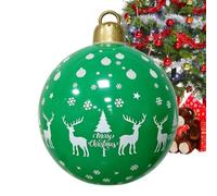24-Inch Inflatable Festive Balls - Outdoor Indoor Christmas Ornament
