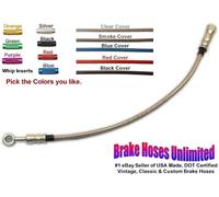 24 inch, Pallini Inossidabile Calze 4AN / Jic Dritto Femminile A 10mm Banjo