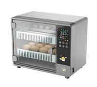 24 Incubatrice per uova Touch completamente automatico Controllo della temperatura Incubatrice per fattoria Pollo Anatra Quaglia Allevatrice per uccelli Incubatrice per uova