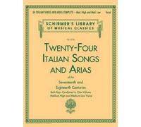 24 Italian Songs & Arias Of The Seventeenth And Eighteenth Centuries (Tascabile)