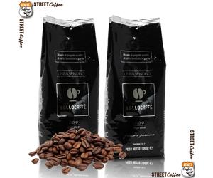 24 kg 24 Busta Caffè Lollo in Grani Miscela Nera Nero Vending Originale Chicchi