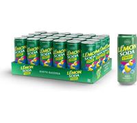 24 Lattine da 33 cl Lemonsoda lemon soda twist gusto lime bevanda gassata