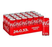 24 LATTINE DI COCA COLA DA 33 CL NELLA VARIANTE : CLASSICO E ZERO ZUCCHERI