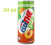 24 LATTINE DI THÈ TE EstathÈ DA 33 USTO pesca - ZERO ZUCCHERI