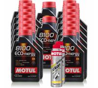 24 Litri MOTUL 8100 Eco-nergy 5W-30 Olio Motore 300ml Diesel System Clean