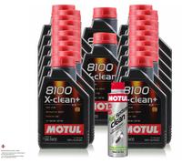 24 Litri MOTUL 8100 X-Clean+ 5W-30 Olio Motore 300ml Fuel System Clean