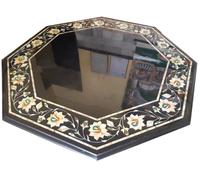 24 " Marmo Table Top Pietra Inserto Dura Craft Casa Decorazione Handmade & Gifts