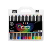 24 matite colorate a base di olio pre-affilate 3,3 mm Ampio spettro Colori vivaci Schizzi Disegni Libri colorare e creazioni artistiche ideali per studenti Adulti e artisti
