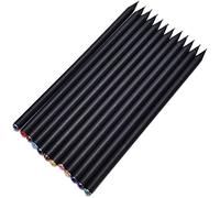 24 matite HB in legno nero con diamanti per la scuola e l'ufficio, ideali come regalo