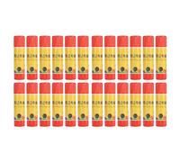 24 matite per la marcatura del bestiame, matita per la marcatura di maiali, pecore, mucche e bovini, accessori durevoli in ABS per la marcatura del bestiame con segni chiari (Rossa)