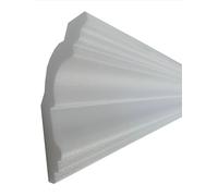 24 Metri Wandleisten Soffitto Zoccolini Flachprofil 121x69 Mm Stucchi D-8