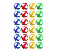 24 mini palline da golf appiccicose con gancio e passante per feste, giocattoli