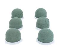 24 mini portatori di schiuma floreale rotondi con filo di ferro, forniture di fiori per tavolo di nozze e decorazione della bottiglia di vino, verde