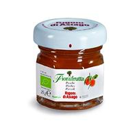 24 MINI VASETTO CONFETTURA RIGONI DI ASIAGO PESCHE 25 GR MONODOSE FIORDIFRUTTA BIOLOGICO