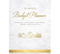 24-Month Budget Planner: Monthly Bills, Savings Tracker, Creditor Contact Log, Expense & Payment Organizer for Simple Record Keeping