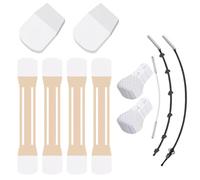 24 nastri per il sollevamento del collo, invisibili, ad alta elasticità, per doppio mento e mascella, migliora le linee della pelle e le rughe, viene fornito con 1 scatola (40 pezzi) di fasce per