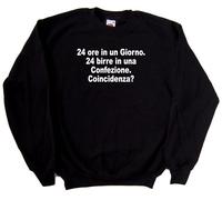 24 ore in un Giorno. 24 birre in una Co Felpa Simpatica