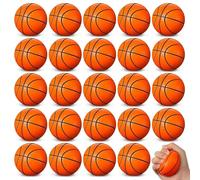 24 palline antistress, 5 cm, mini palline antistress, mini palline antistress, palline in schiuma antistress, palline morbide, palline da basket, antistress, palloni da basket