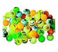 24 palline elastiche colorate per Halloween, diametro 30 mm, materiale plastica, confezione da 24 pezzi, ideale come per regalo