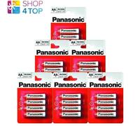 24 PANASONIC ZINC CARBON AA LR6 Batteries Blister 1.5V Mignon MN1500 2026