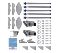 24" Parallel 4 Link Kit .Universal Weld on Heavy Duty Steel Bars Air Ride Mounts