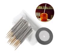 24 Pcs Bastoncini Per Barbecue Spiedini Alla Griglia Da Tea Party