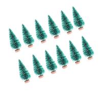24 Pcs Centrotavola Festivi Piccolo Albero Di Natale Artificiale Addobbato Mini
