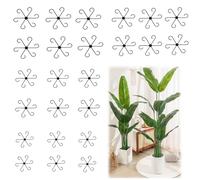 24 PCS Clip per Piante Perenni Clip di Supporto per Piante, Supporto per Piante Perenni con Morsetto Facile da Usare, Sostegno Robusto per Rampicanti, Ortaggi, Monstera, Alocasia, Fiori da Interno/Est