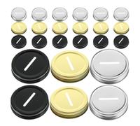 24 Pcs Coperchi Di Lattine Coperchio Del Barattolo Banda Stagnata