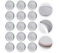 24 Pcs Coperchi in Latta Coperchio Del Barattolo Di Banda Stagnata