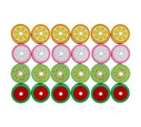 24 Pcs Coperchio Del Barattolo Di Frutta Coppa Barattoli Bocca Normale