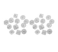 24 Pcs Forniture Per La Realizzazione Di Bouquet Spilla Cristallo
