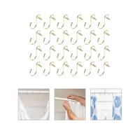 24 Pcs Gancio Doccia Appendino Decorativi Per Tende Da Camera Letto