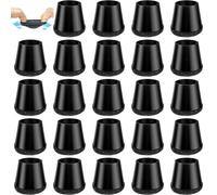 24 Pcs Gommini Sedie con Cuscinetti Feltrini, Tappi Proteggere Gambe Mobilia Piccole Extra, Protezioni Piedini Sedia Elasticità Rotondi per Protezione Pavimenti, Piastrelle Graffi, Cancellazione Rumor