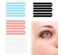 24 Pcs Kit nastro sollevamento ciglia, Silicone Lash Lift Pads Lash Lift Tool, morbido Pads Rods riutilizzabile Perm nastro sollevamento ciglia Compensatore per sollevamento delle ciglia (4 colori)